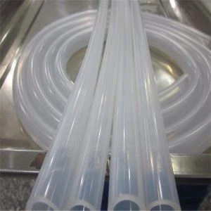 Hög temperatur Värmebeständig Mjuk Flexibel Klar Silikongummi Slang 8mm