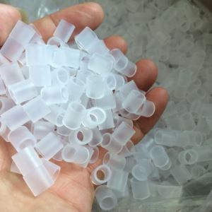 Livsmedelsklass Stor diameter Mjuk Klar Genomskinlig tunnvägg silikongel Gummitätningsrör Pris