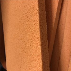 Vulkaniserad orange öppen cell latex natursvamp skumgummiark för rengöring